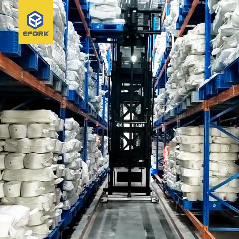 China Household goods VNA Three-way Pallet Stacker Intensive Storage Solution fornecedor