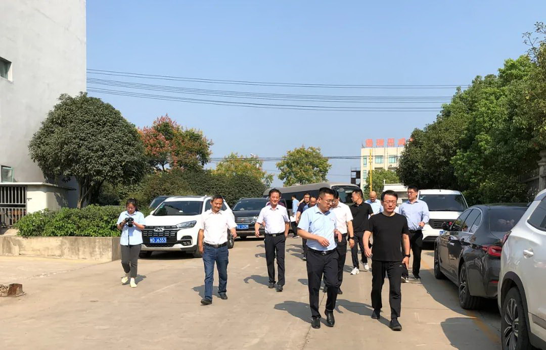Calorosamente bem-vindo Chen Wei, Secretário do Comitê do Partido do Condado de Feixi, para visitar Anhui Yufeng Intelligent Technology Co., Ltd. para investigação